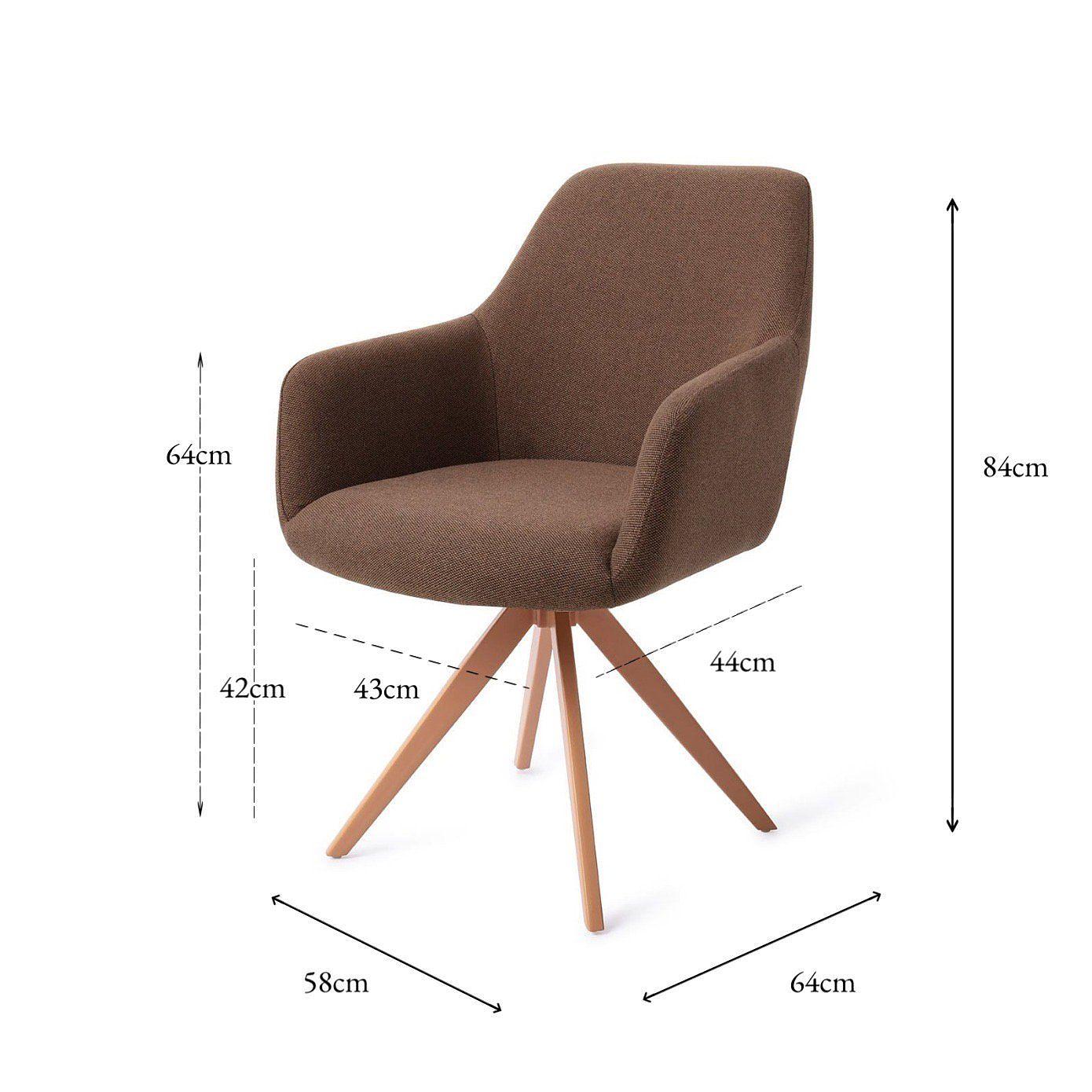 Hiroo Esszimmerstuhl Rustic Rye 4