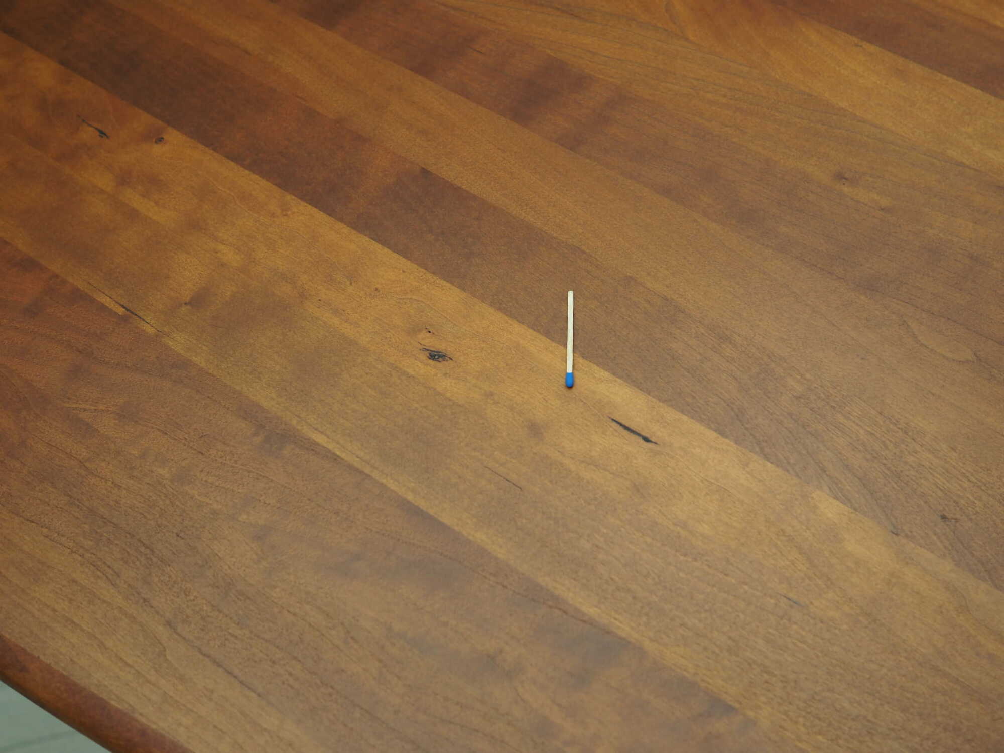 Vintage Tisch Kirschholz Braun 1970er Jahre 6