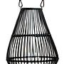 Mataram Laterne Rattan Schwarz 0