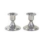 Set of 2 metal candle holders 1970s 0