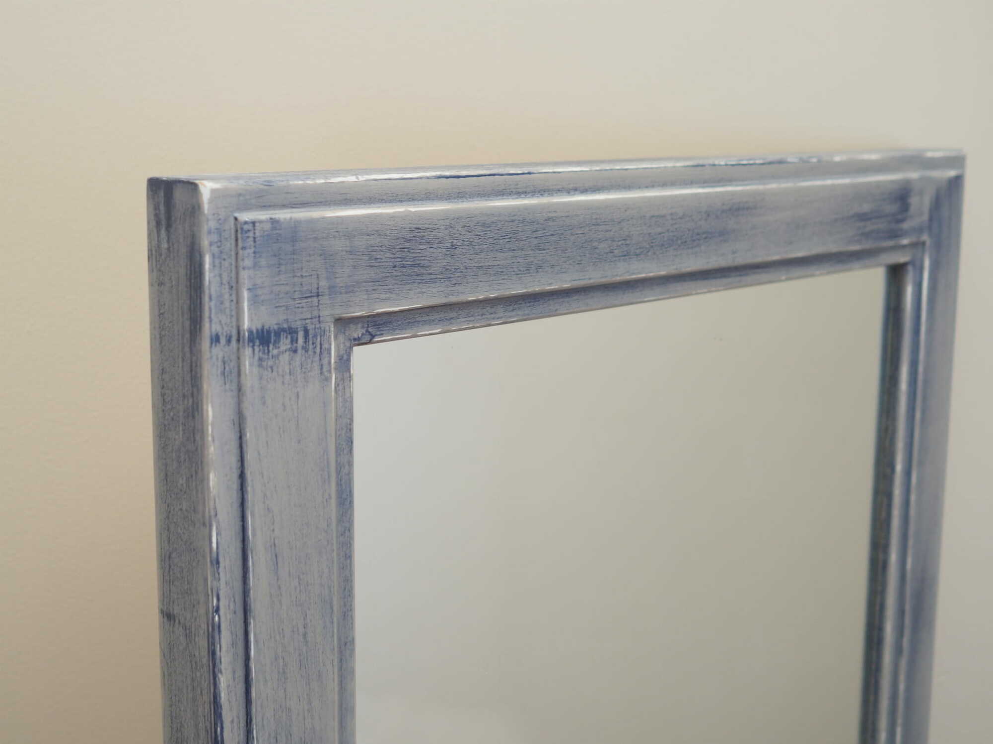 Vintage Mirror Beechwood Grey 1960s 2
