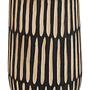 Arlo Large wooden vase Natural Black 1