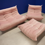 Togo Lounge Set 3-pc. Velvet Light Pink 1