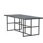 Leif Dining Table Black Smoked Glass 8