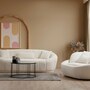 Elegantes Sofa 3-Sitzer Creme 1