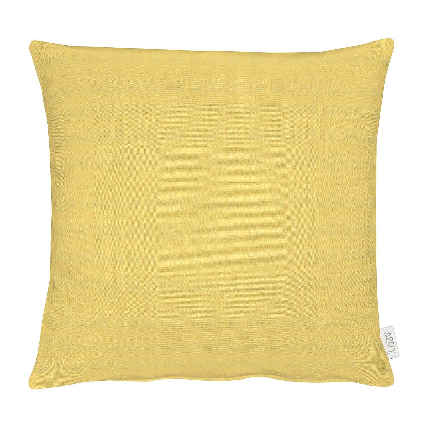 Adrar Pillowcase Woven fabric Saffron yellow 49 x 49 cm 0