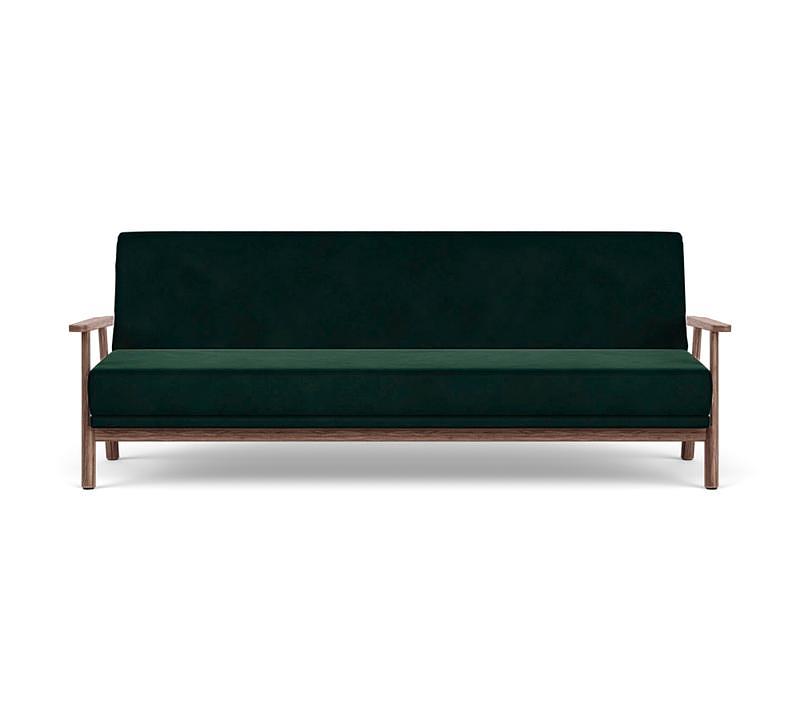 Archie Schlafsofa Velour Lux Dark Green 0