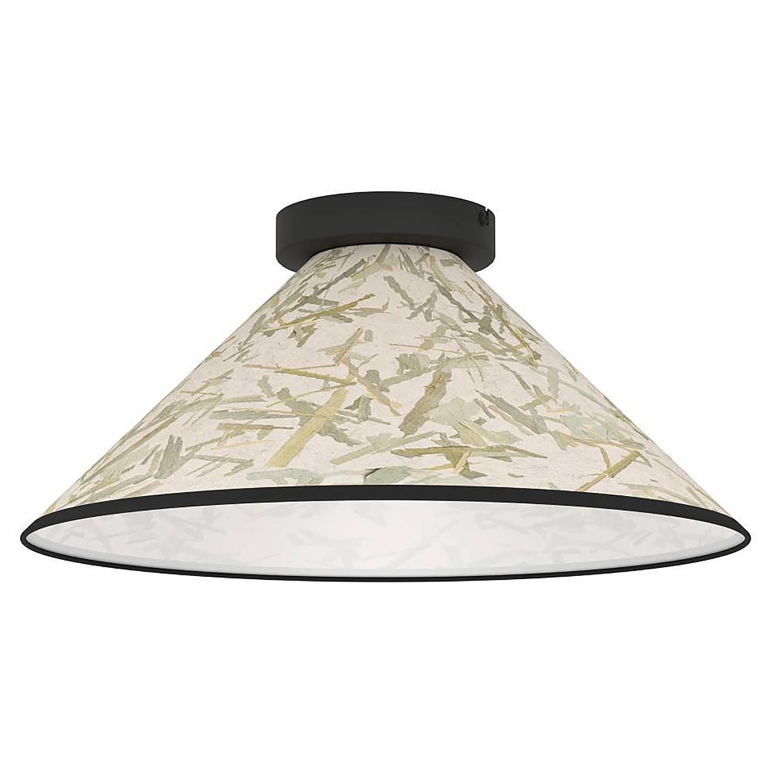 Oxpark Deckenleuchte 1-flammig Mischgewebe Stahl  0