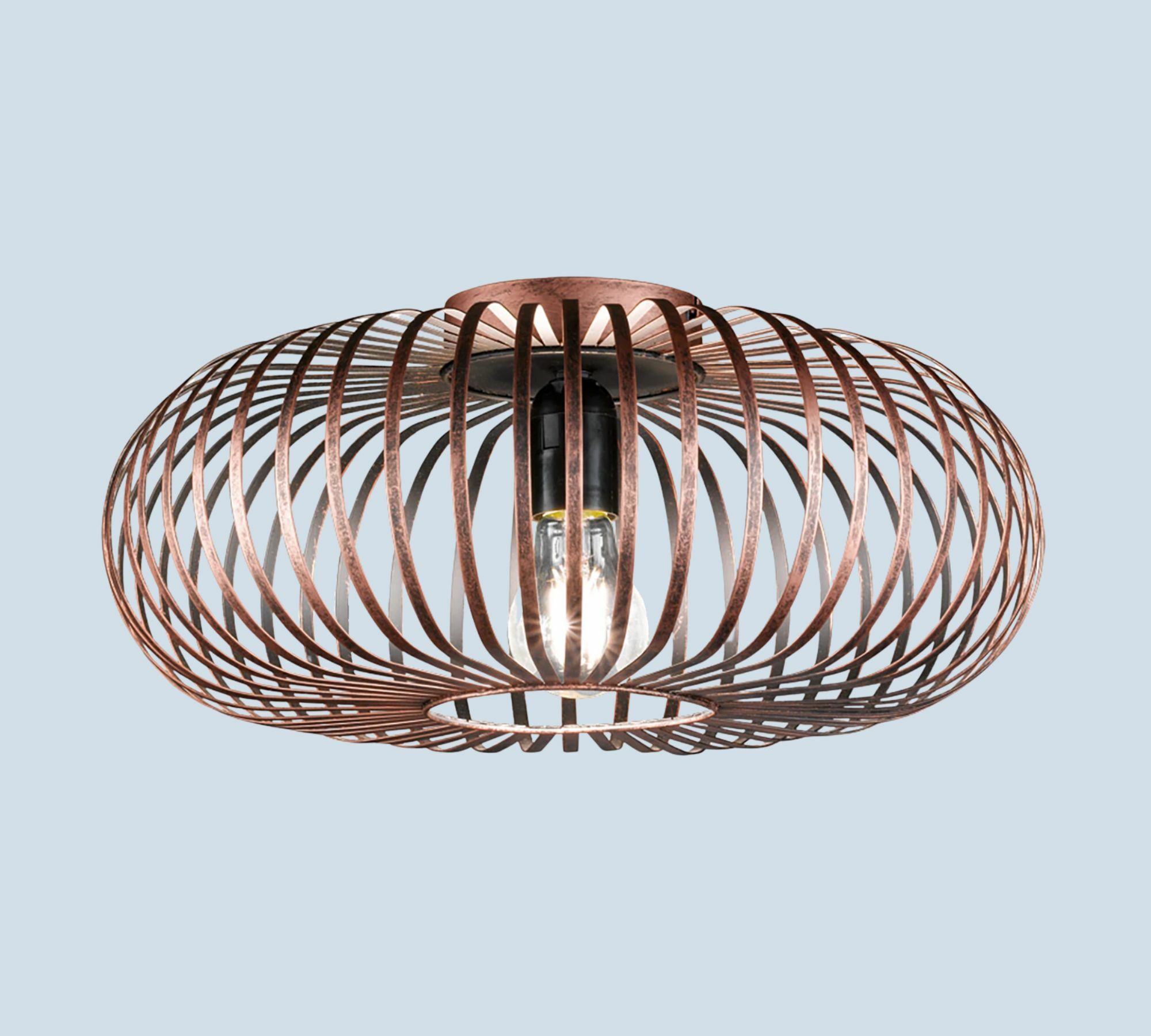 Deckenleuchte Johann Nickel 1-flammig Kupfer 0