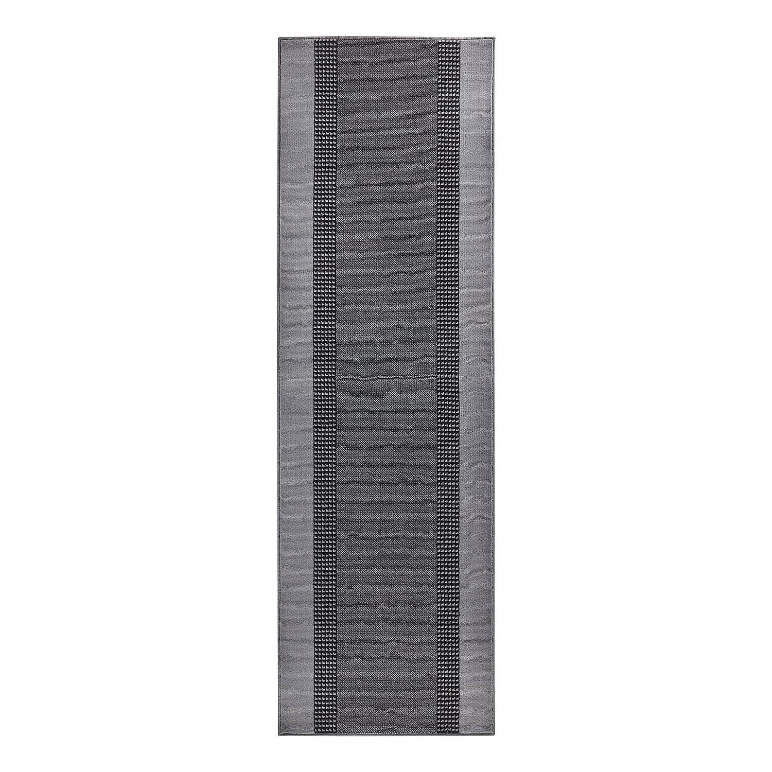 Band Läufer Jute Grau 80 x 400 cm 1