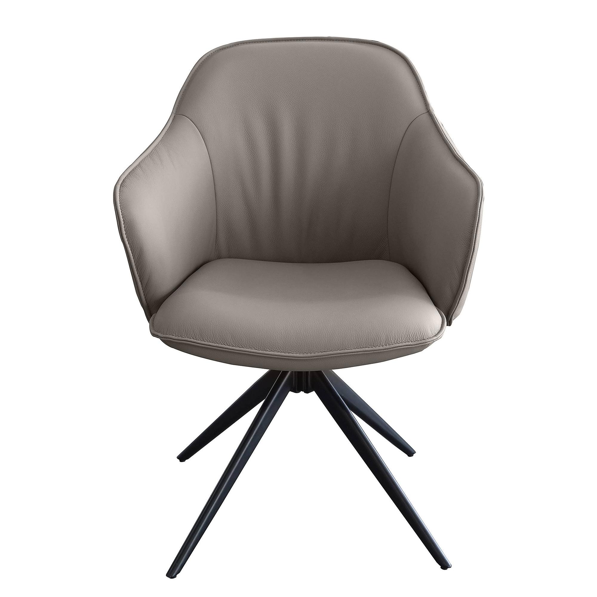 Drehbarer Armlehnenstuhl AOBAO Taupe 2