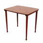 Tavolino vintage in teak marrone anni '70 0