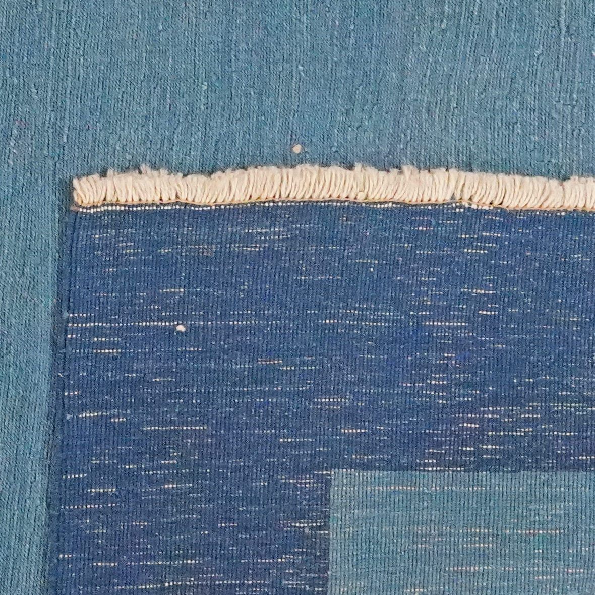 Kelim Gabbeh Rug Wool Blue 4