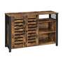 Kommode Holz Metall Graphit 0