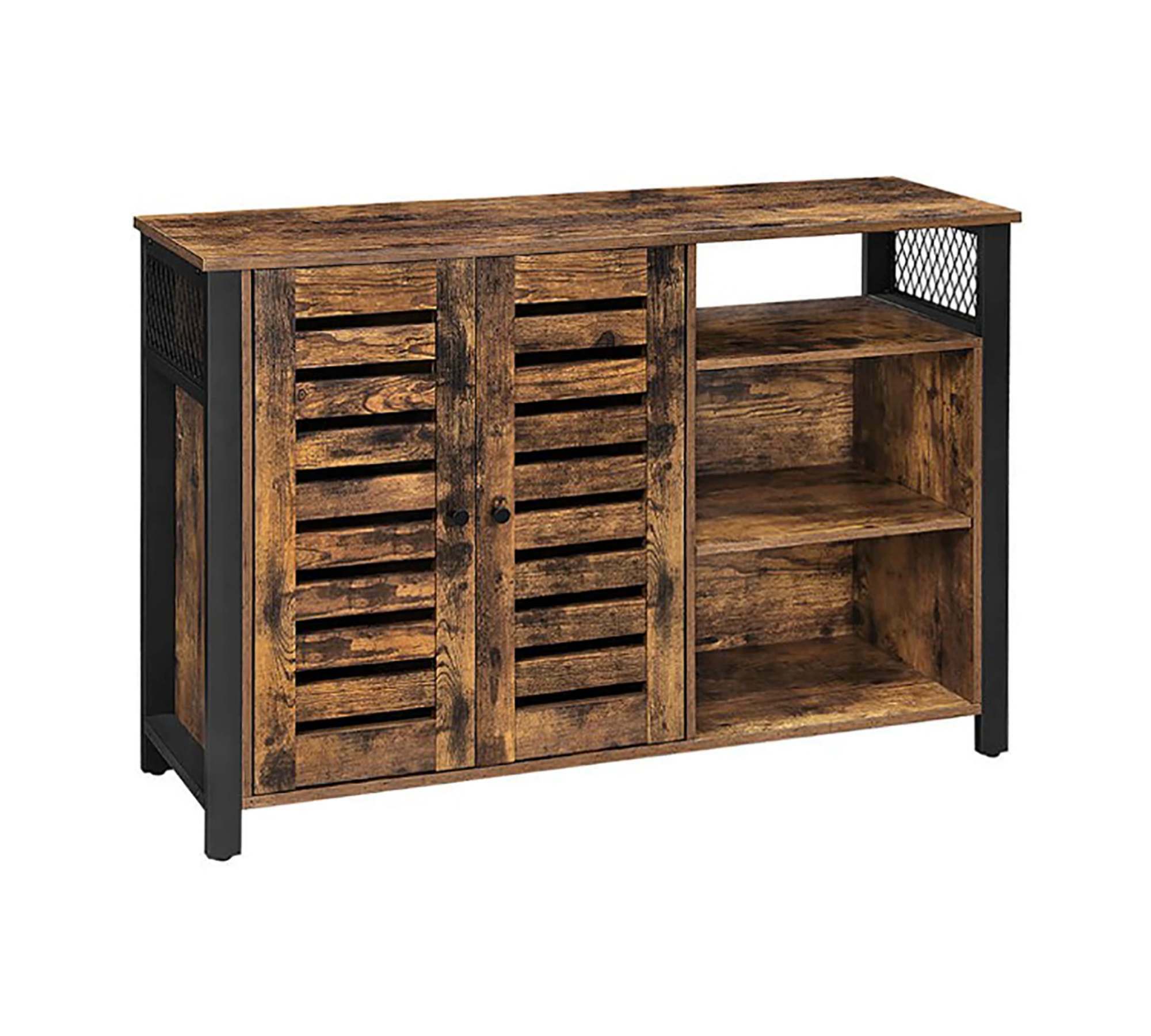 Kommode Holz Metall Graphit 0