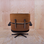 Eames Lounge Chair Leder Schwarz 4