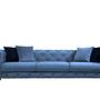 Como Sofa 3-Sitzer Blau 2