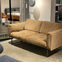 8 Sofa 2-Sitzer Textil Metall Braun 4