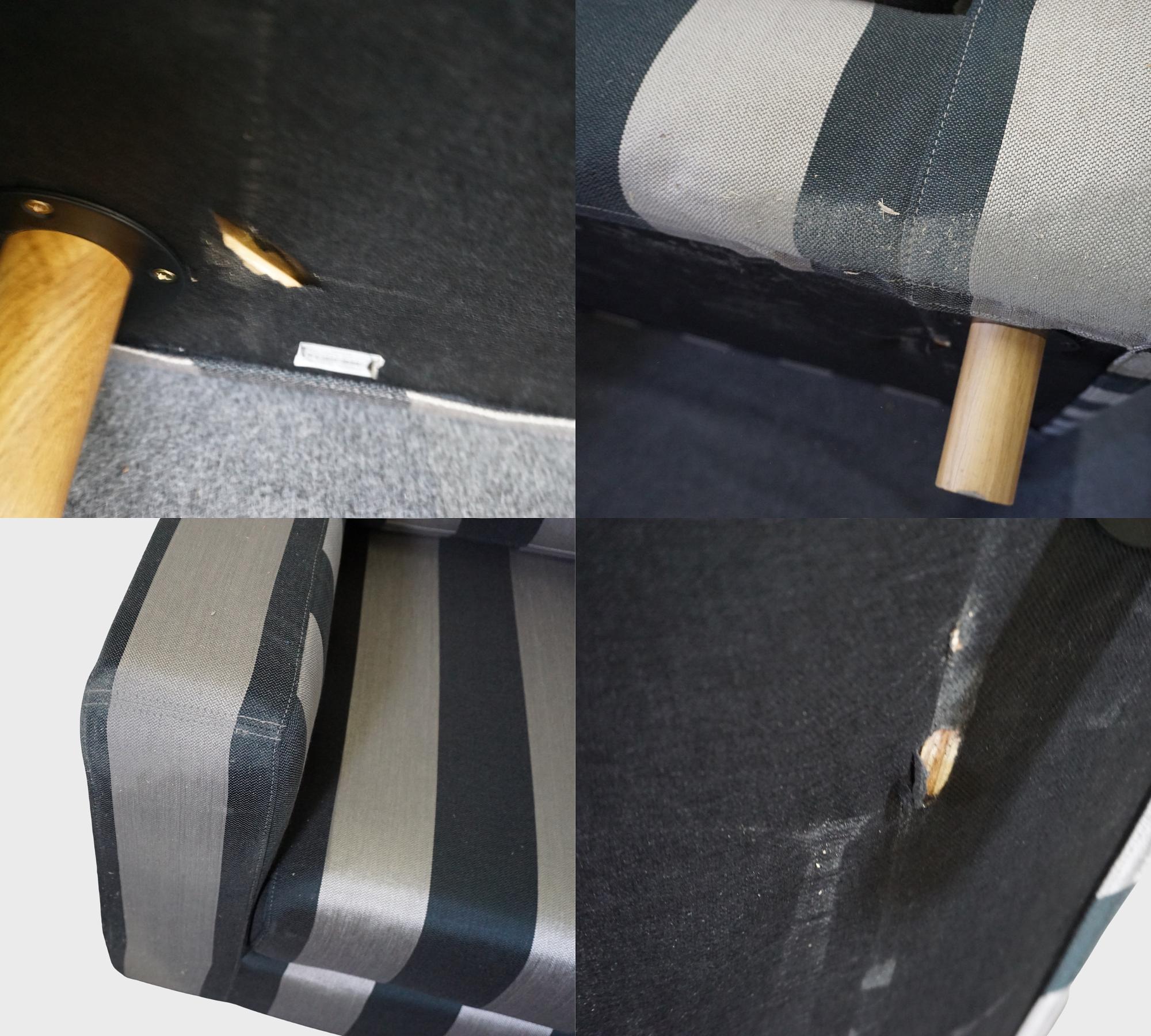 Dylan Sofa 4-Sitzer Line Latte Black 7