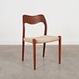 Teak wood chair 1960s 2