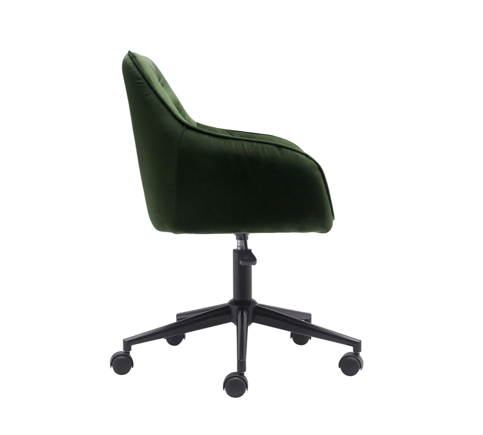 Bürostuhl Samt Metall Grün 2