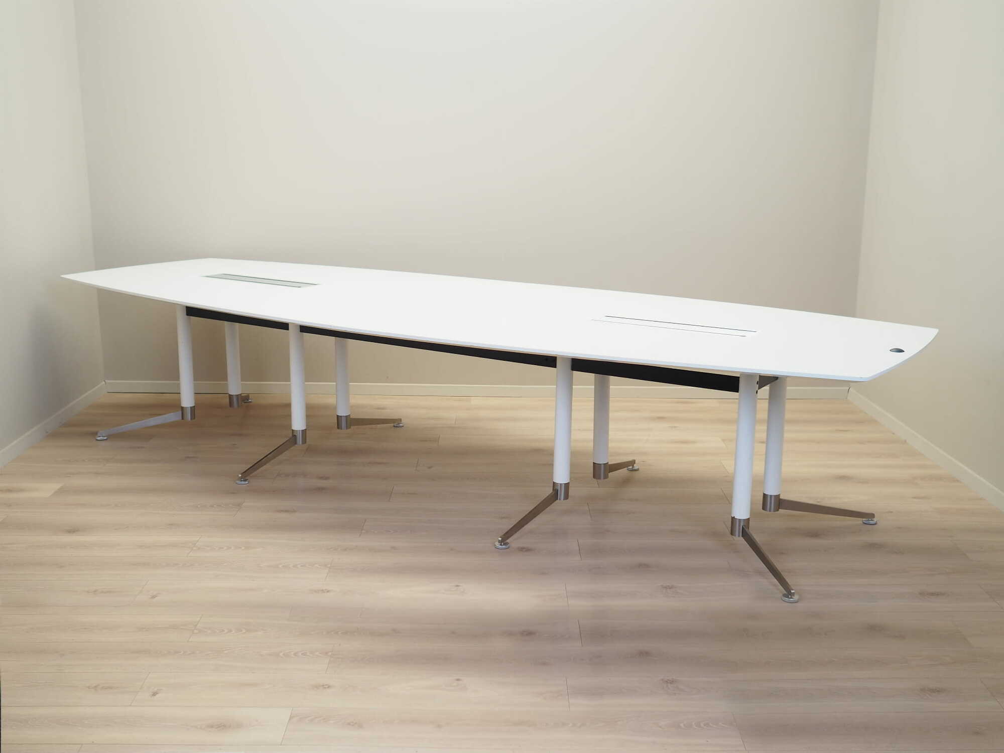 Conference table Plastic Metal White 3