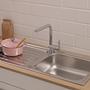 Kitchen sink Riverside stainless steel 100 cm 3