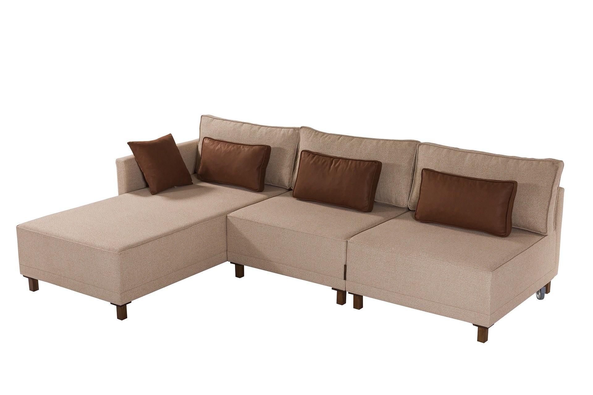 Matris Left Eckschlafsofa Braun 4