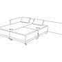 Matris Right Eckschlafsofa Bordeauxrot 6