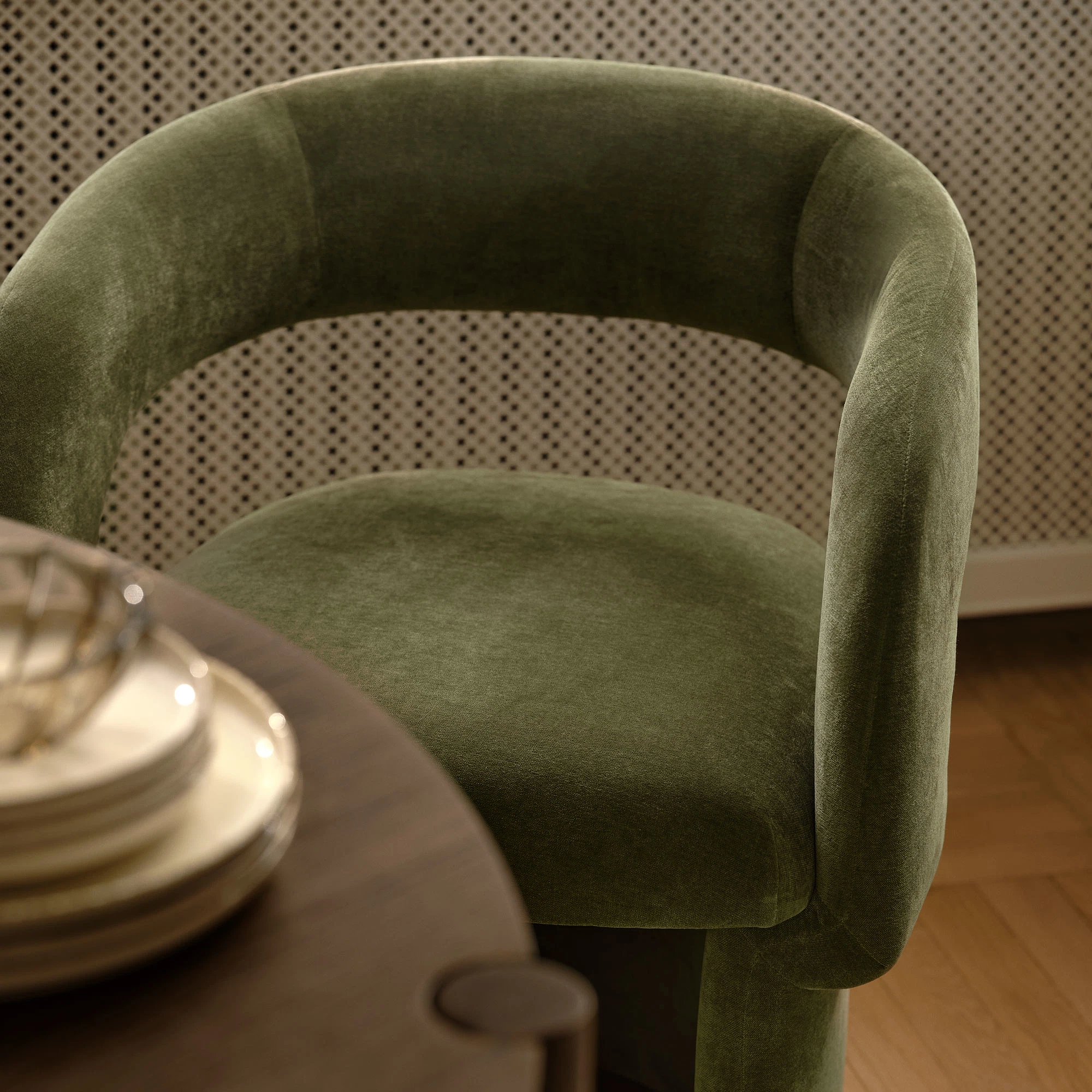 Asger Spisebordsstol Moss Olive 3
