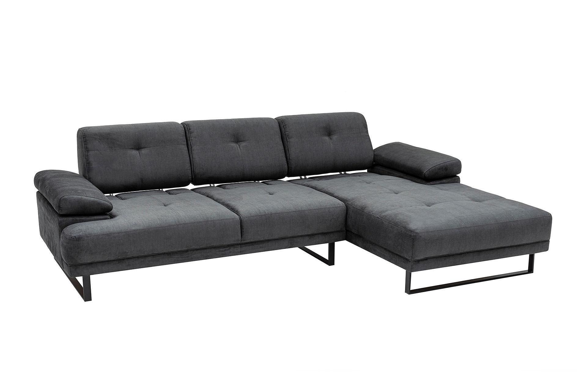 Mustang Sofa S Récamiere Rechts Anthrazit 6