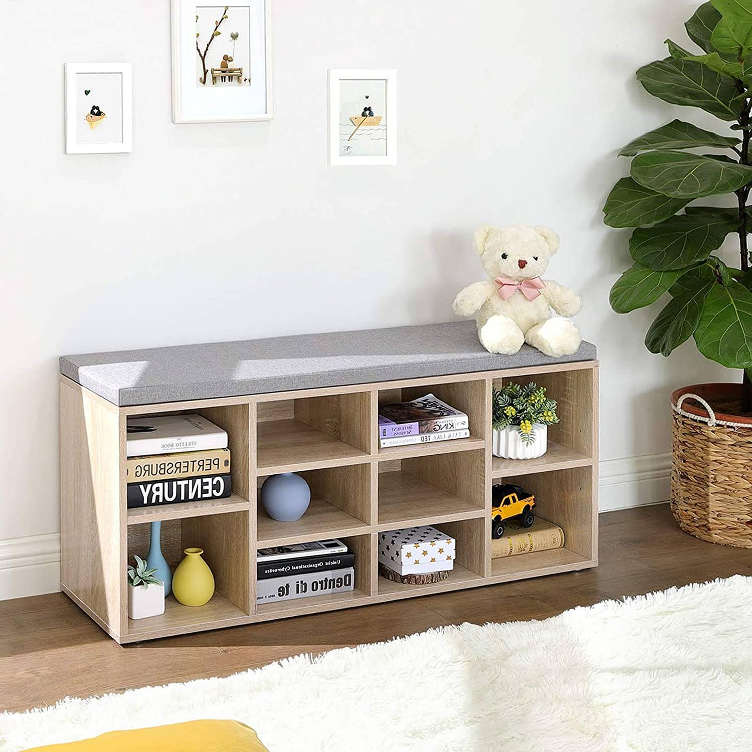 Schuhbank Haysville Eiche Dekor 3