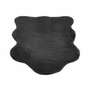Fellteppich Textil Anthrazit 1