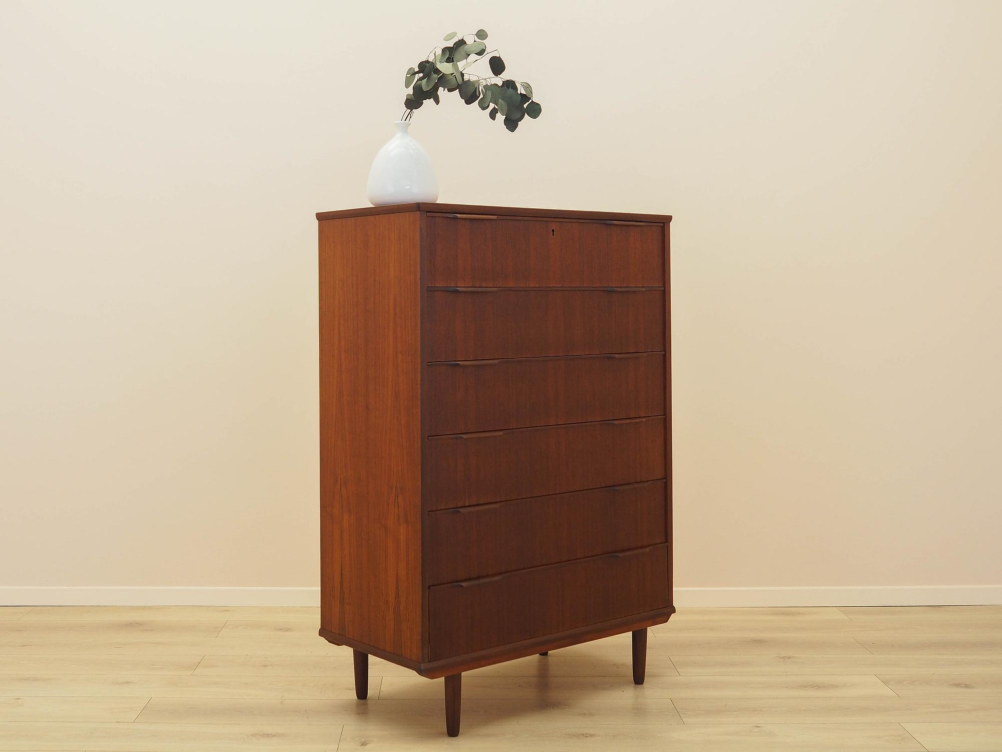 Teak chest of drawers 1970s 4