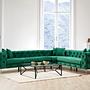 As corner sofa right green 0