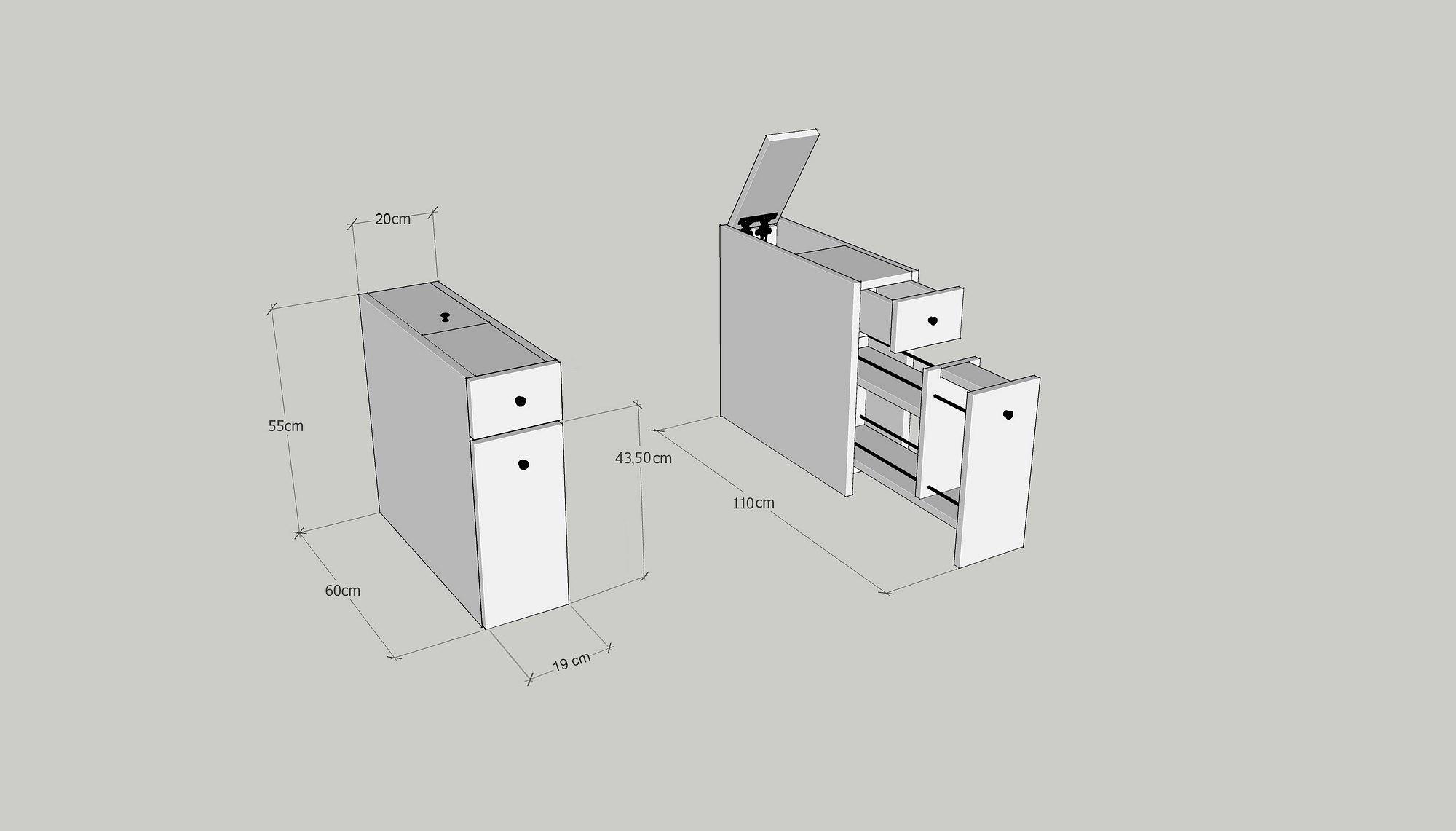 Calencia Schrank Holz Eiche 5