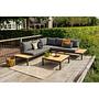 La Vida Lounge Set Teakholz Anthrazit 1