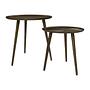 2x Runder Beistelltisch Metall 0