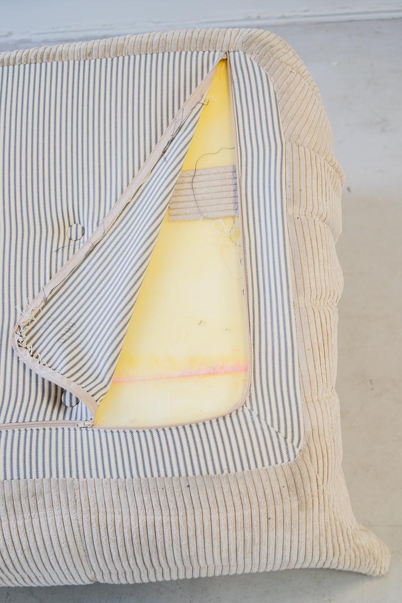 Togo Poltrona Velluto a coste Beige 4