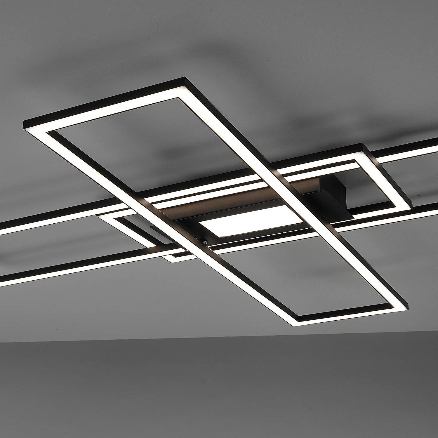 LED-Deckenleuchte Asmin Typ A Polycarbonat Aluminium 3