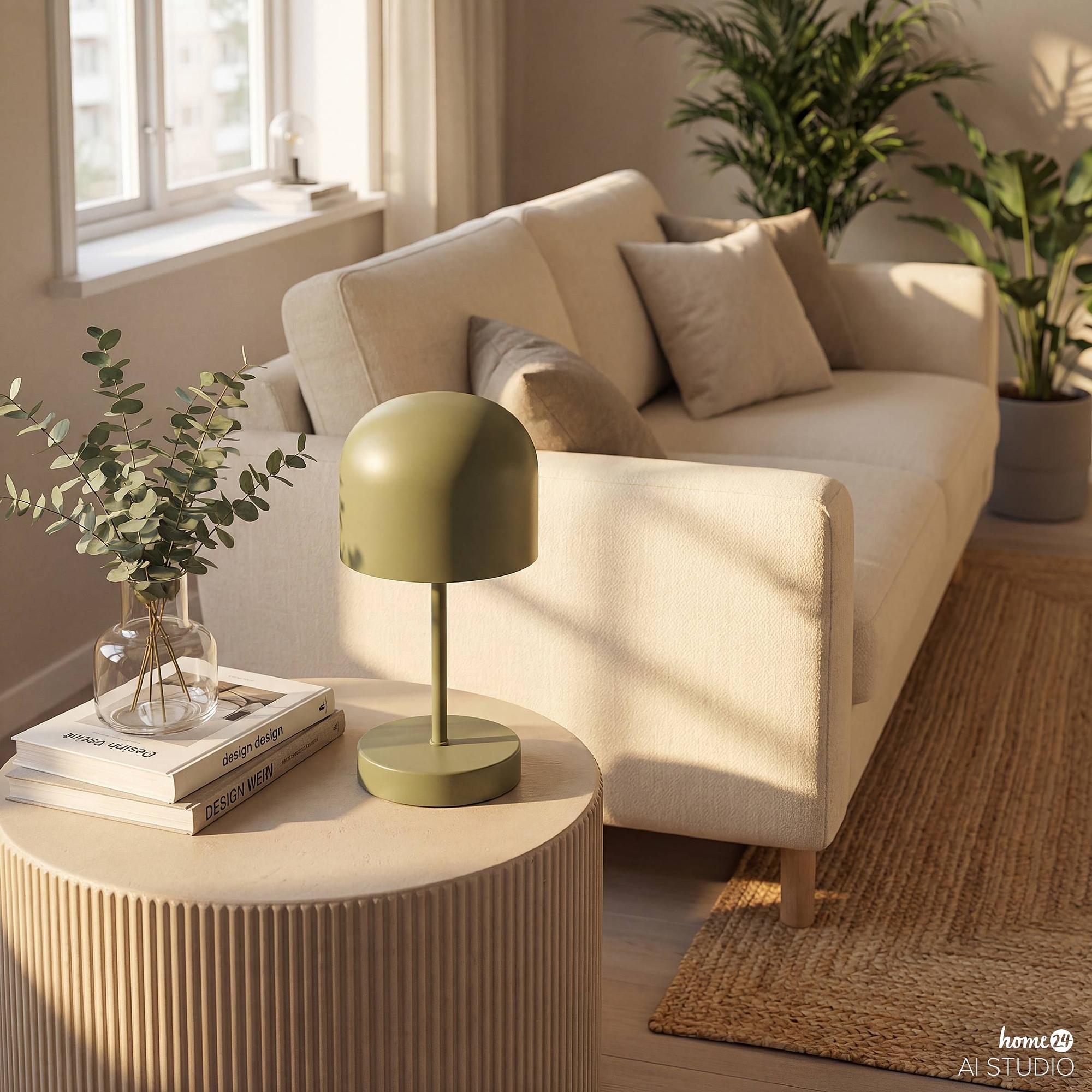 Brev Akku-Tischleuchte Dimmbar Grün 2