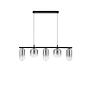 Pendelleuchte Aelia Typ C Aluminium Rauchglas Grau 4