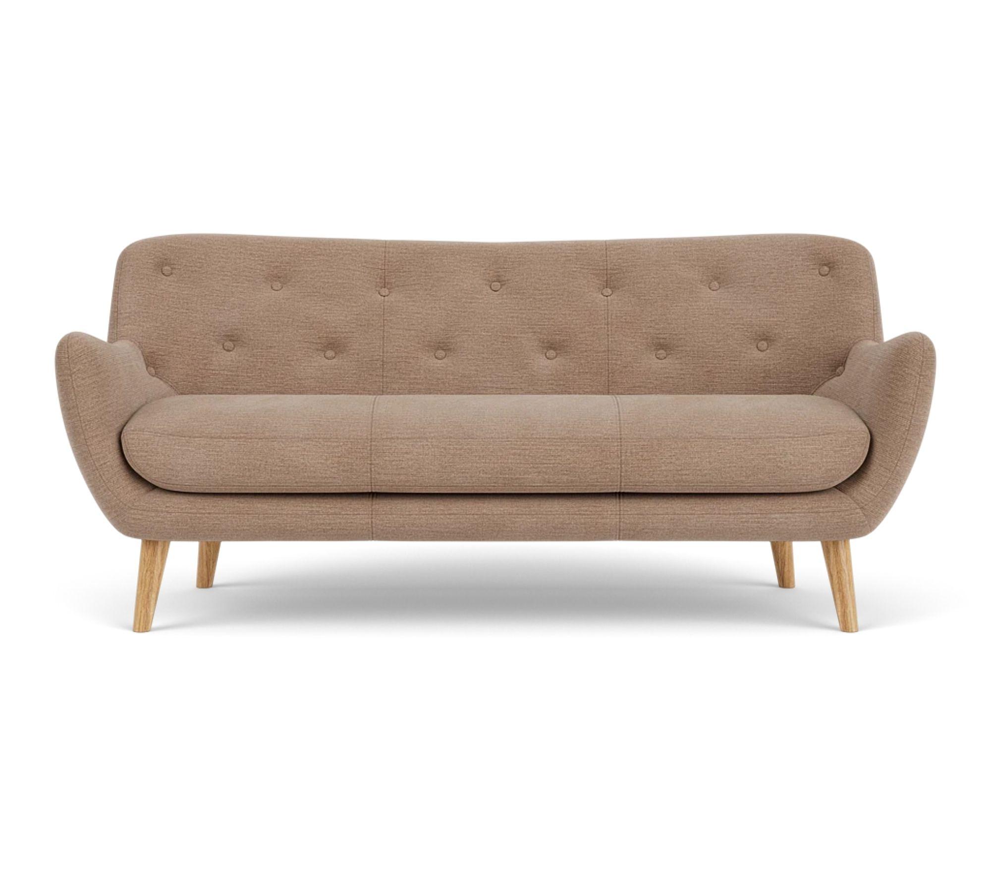 Herman Sofa 3-Sitzer Aulla Caramel 0