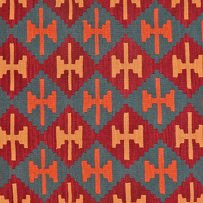 Kilim Gashgai Teppich Mehrfarbig 2