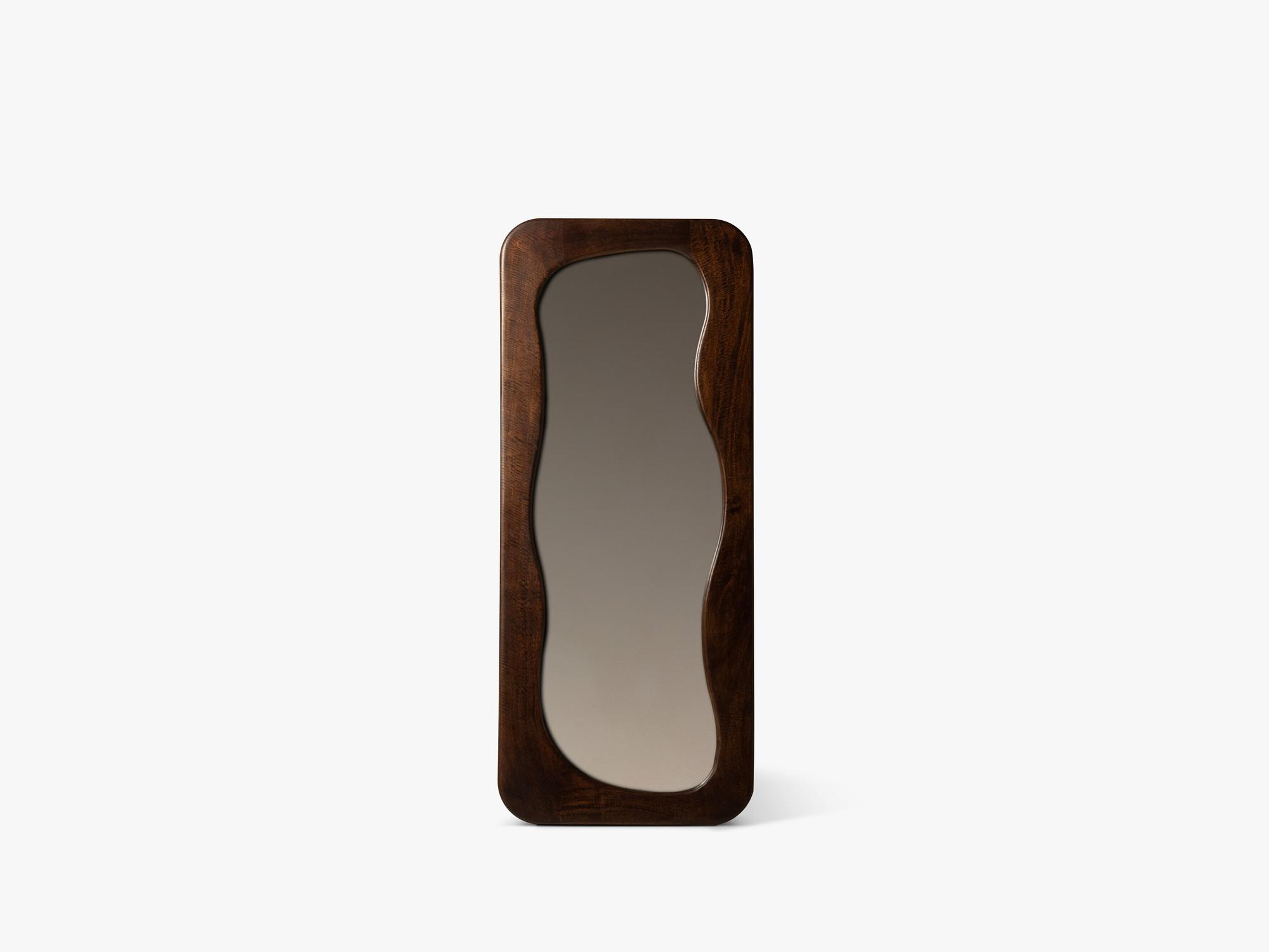 Mirror Adamas Walnut 60x3x145cm 5