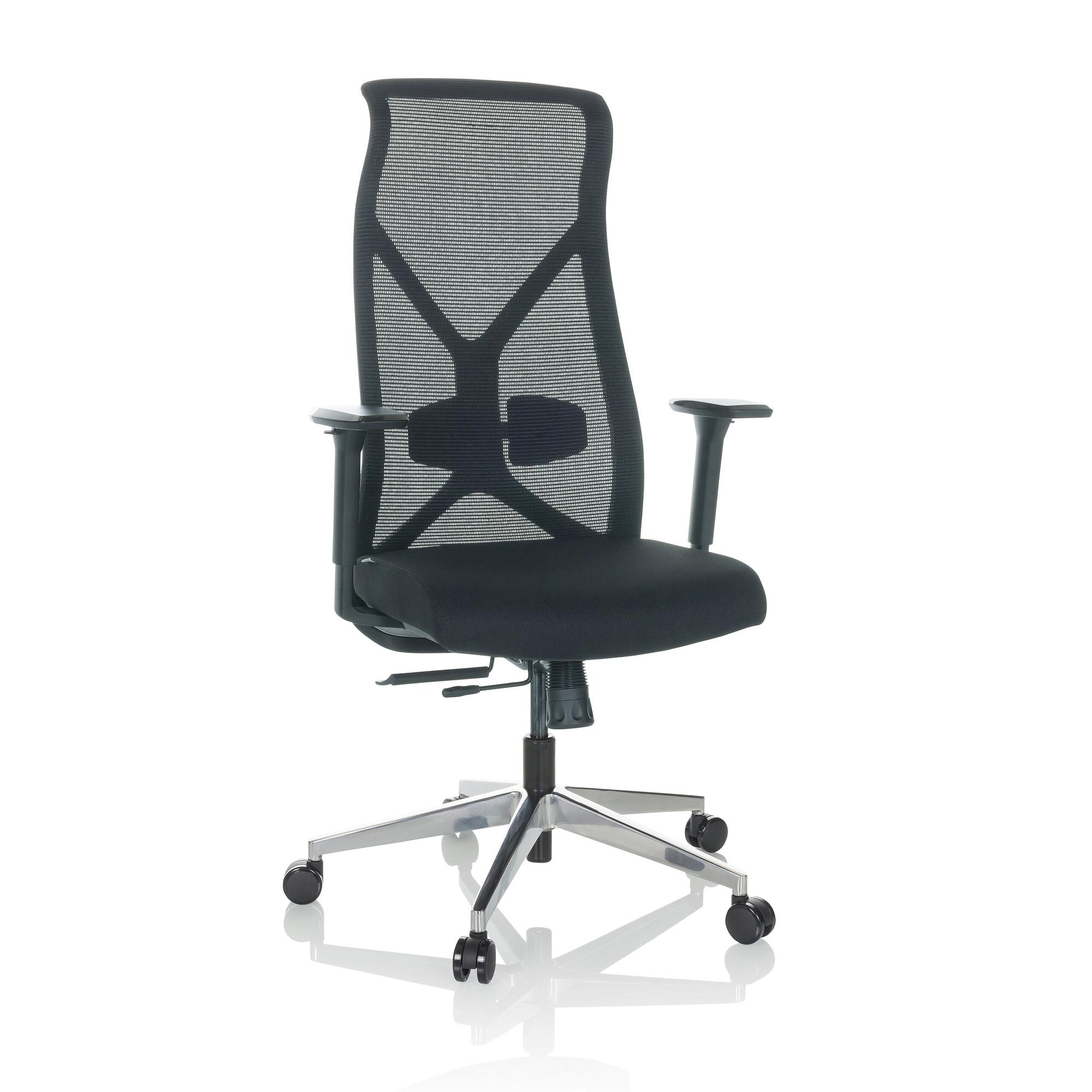 AZURRO B Bürostuhl Netzstoff Schwarz 0