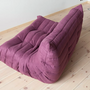 Togo Sofa 2-seater Textile Aubergine 3