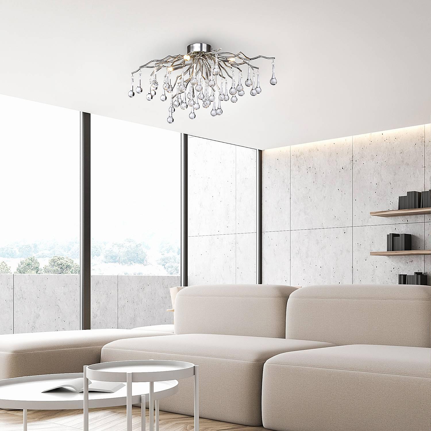 Icicle Deckenleuchte Aluminium Stahl 4-flammig 1