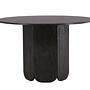 Tekla Esstisch Schwarz Ø 120cm 3