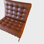 Barcelona Sessel Mies van der Rohe Leder Braun 1